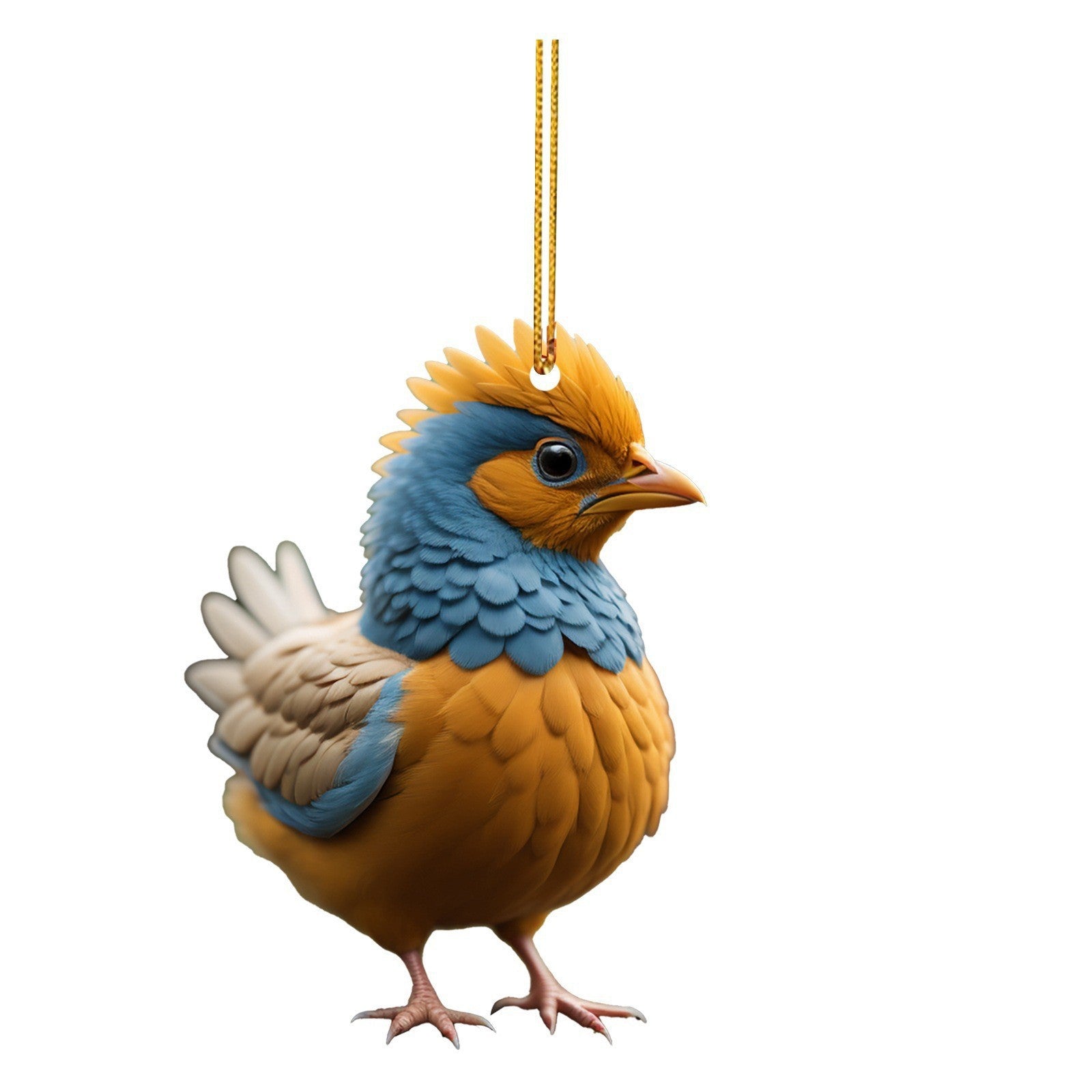 Wholesale Christmas Creative Animal Chicken Christmas Tree Acrylic  Decorations